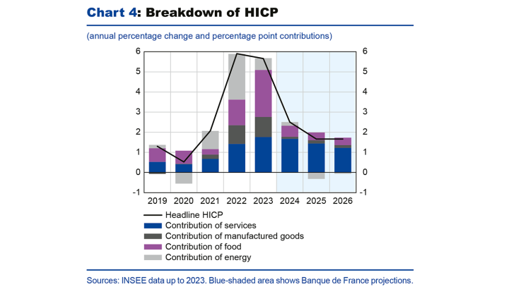 Chart 4: Breakdown of HICP